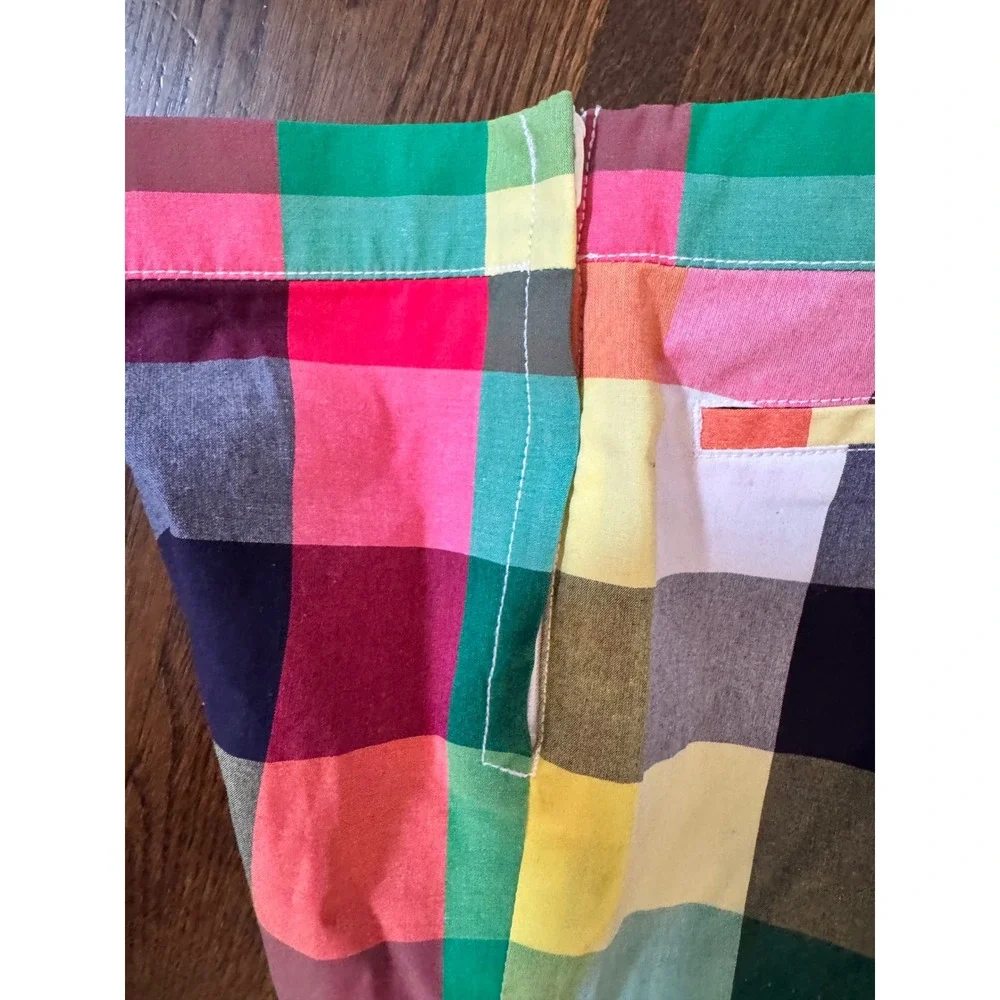 NWT Janie and Jack Kids‎ Multicolor Plaid Shorts Adjustable Waist 2T Preppy New